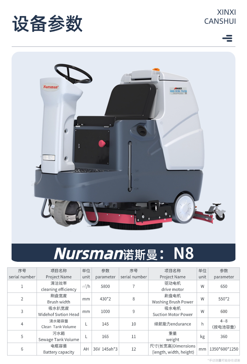 诺斯曼N-8中型驾驶式洗地机(pic13) 诺斯曼N-8中型驾驶式洗地机(pic13)